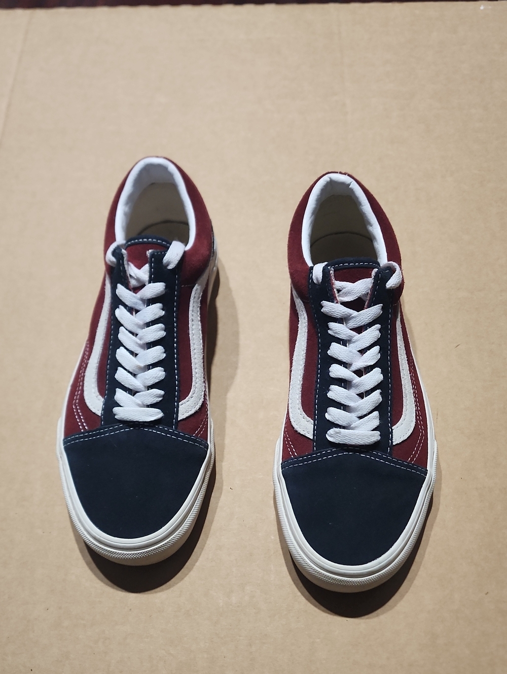 Vans Old Skool M SZ 7.5/ W SZ 9 Blue Graphite/Windsor Wine Suede